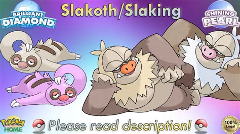 Shiny/non-shiny Slakoth/slaking 6IV Brilliant - Etsy