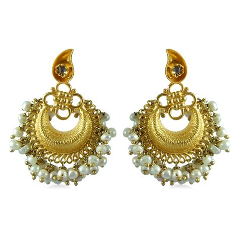 Ladies New Brands: Wedding Bridal Gold Ladies Earrings Designs 2013-15