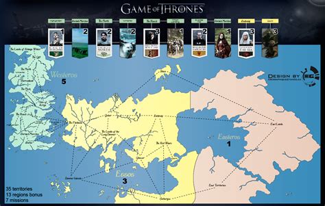 Game Of Thrones Printable Map Pdf View: Game Of Thrones Map - The Art ...