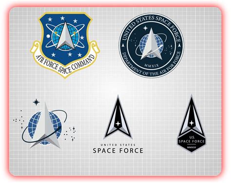 SPACE FORCE Logo US Space Force Svg United States Space - Etsy