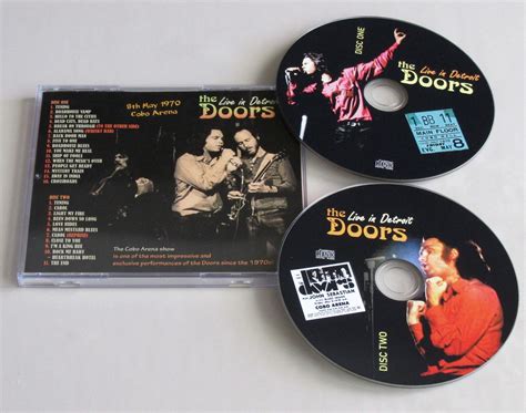 The DOORS Live In DETROIT 1970 Cobo Arena May 8 1970 2x CD Set