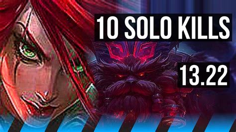 Kata Vs Ornn Mid Solo Kills M Mastery Legendary