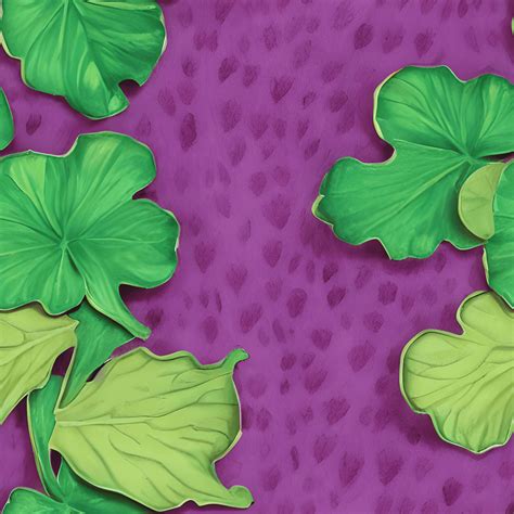 4 Leaf Clover Pattern Graphic · Creative Fabrica