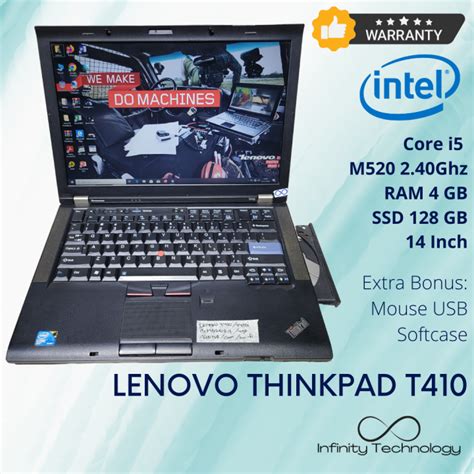 Laptop Lenovo Thinkpad T Core I Speed Ghz Ram Ddr Gb Ssd