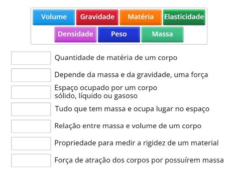 Propriedade dos Materiais 5o ano Nối từ