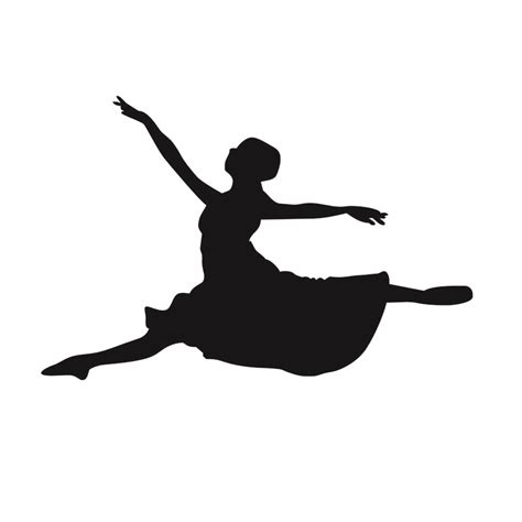 Dance Leap Silhouette At Getdrawings Free Download