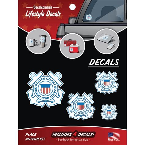 Coast Guard Window Decals