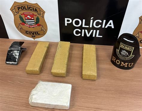 Dise apreende tijolos de cocaína e maconha e prende suspeito de liderar