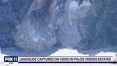 Palos Verdes Estates Cliff Collapse Closes California Beach