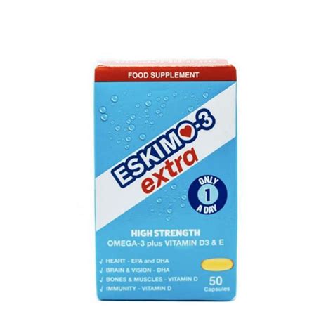 Eskimo Omega 3 Extra High Strength 50 Capsules Mellericks Pharmacy Cork Ireland