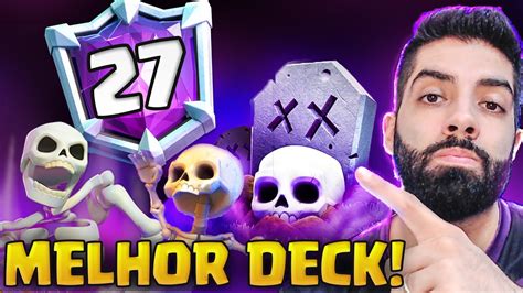 Melhor Deck De Cemit Rio Clash Royale Youtube