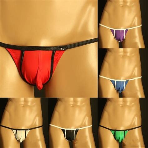 Comfortable Fit Men S Sexy Gstring Briefs Thong Bikini Underwear Panties EBay