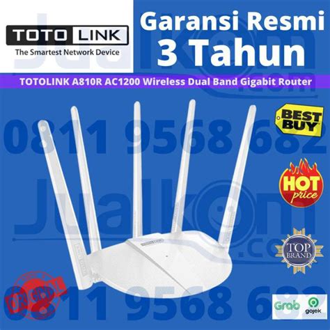 Jual TOTOLINK A810R AC1200 Wireless Dual Band Gigabit Router Di Seller