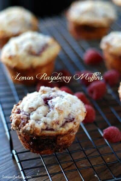 Lemon Raspberry Muffins