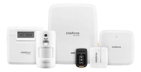 Kit Sistema De Alarme Sem Fio Wi Fi Amt 8000 Intelbras Alarme