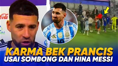 Jangan Pernah Hina Leo Messi Kamarahan Otamendi Saat Messi Dihina