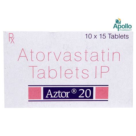 Aztor 20 Tablet Uses Side Effects Price Apollo Pharmacy