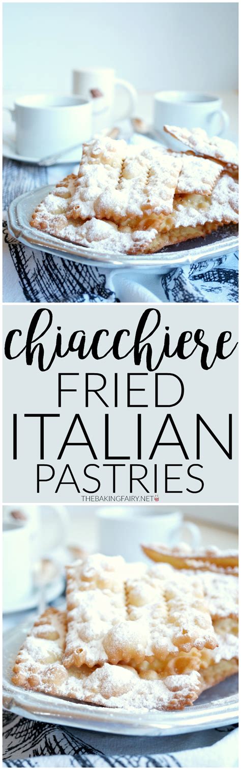 Chiacchiere {fried Italian Pastries} The Baking Fairy