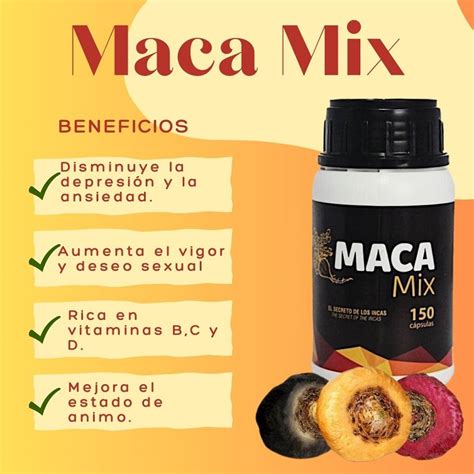 Maca Mix Negra Roja Y Amarilla Oferta Frascos Lamadrehierba