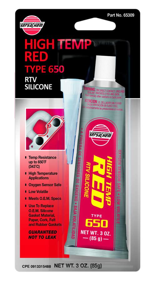 High Temp Red RTV Silicone Versachem