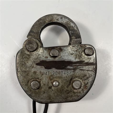 Vintage Antique Adlake Railroad Switch Lock No Key Ebay