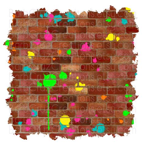 Airbrush Brick Wall Background Png Graffiti Wall Clipart