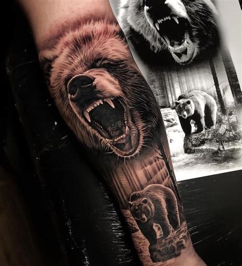 Discover more than 81 grizzly bear tattoo forearm best - in.coedo.com.vn