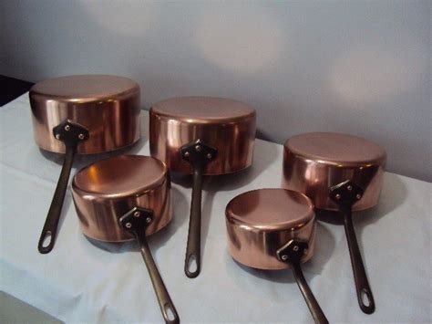 Lot De Cinq Casseroles étamées Made In France En Bronze Catawiki