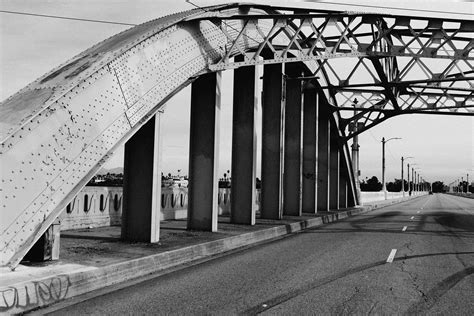 X Wallpaper Black And White Photo Of Bridge Peakpx