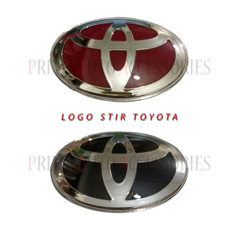 Jual Emblem Logo Mobil TOYOTA Setir Stir 6 8cm X 4 8cm Shopee Indonesia