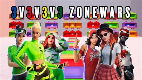 3v3v3v3 COLOR ZONE WARS 9854 0155 4600 By 24kawa Fortnite