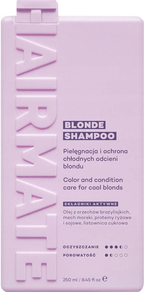 Hairmate Blonde Shampoo Fioletowy Szampon Do W Os W Rozja Nianych Blond Cena