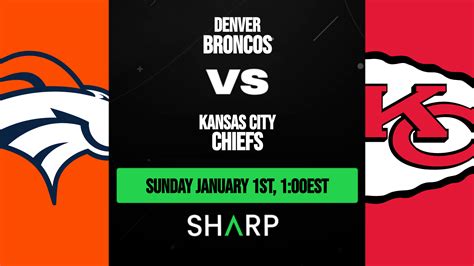 Denver Broncos vs Kansas City Chiefs Matchup Preview - January 1st ...