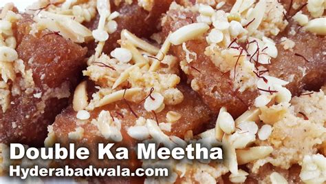 Double Ka Meetha Recipe Video How To Make Hyderabadi Double Ka Meetha