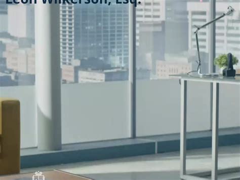 Congratulations Leon Wilkerson Esq