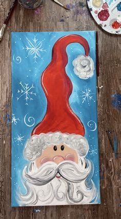 How To Paint A Jolly Whimsical Santa Step By Step Painting