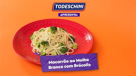 Macarrão ao Molho Branco Brócolis Todeschini Alimentos