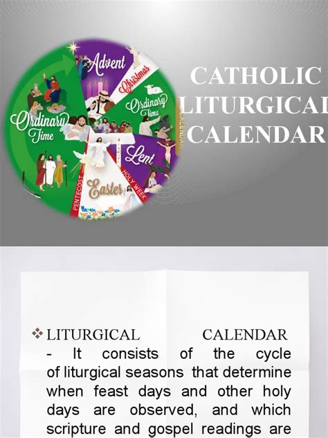 Liturgical Calendar | PDF | Advent | Liturgical Year