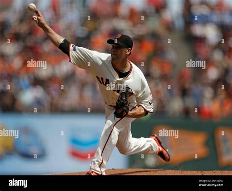 San Francisco Giants Pitcher Ryan Vogelsong Works Against The St Louis