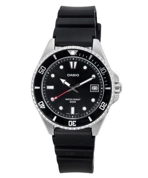 Montre Casio Standard Analogique En R Sine Avec Cadran Noir Et Quartz