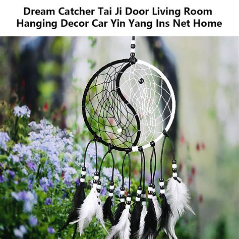 Yin Yang Door Tai Ji Hanging Decor Home Wedding Gift Net Car Dream