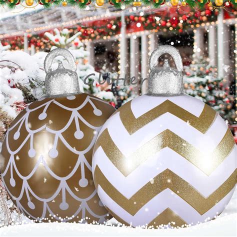 Amazon Jetec Pcs Inch Giant Christmas Inflatable Print Balls