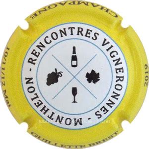 Capsule De Champagne Monthelon Mai Contour Jaune