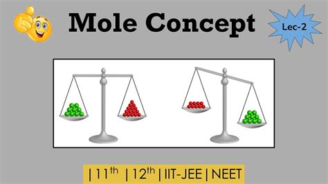 Mole Concept Some Basic Concepts And Mole Concept Class 11 Lec 2 Iit Jeeneet