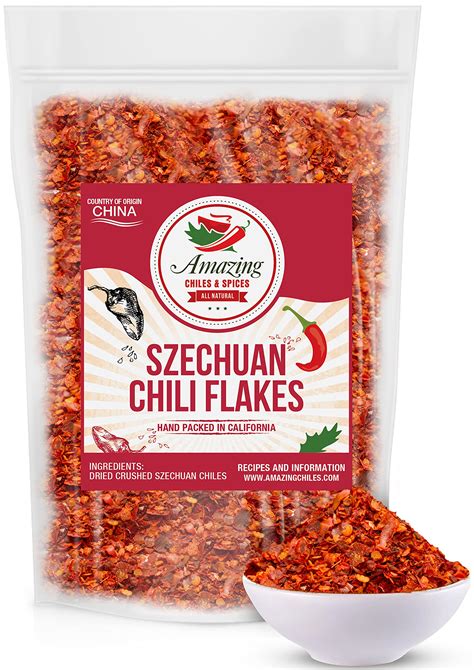 Sichuan Chili Flakes Oz Authentic Medium Hot Spice For Asian Dishes