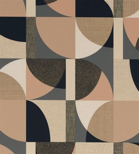 Barillet Wallpaper In Anthracite Nude By Casamance Jane Clayton