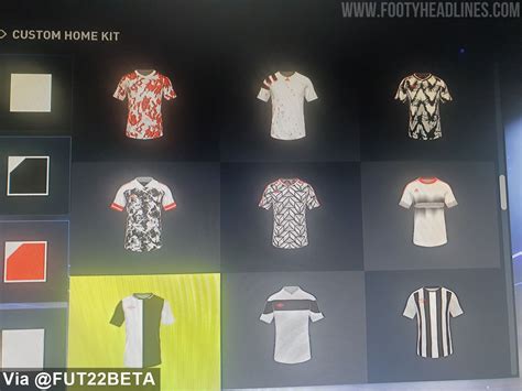 All New Fifa 22 Create A Club Kit Designs Leaked Including