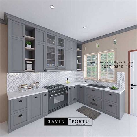 10 Desain Lemari Dapur Simple Dan Elegan Kitchen Set Minimalis