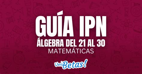 Gu A Ipn Algebra Parte