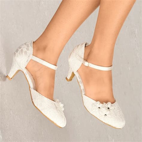 Bridal Shoes Low Heel Ivory Online